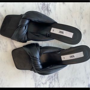 Zara black heels